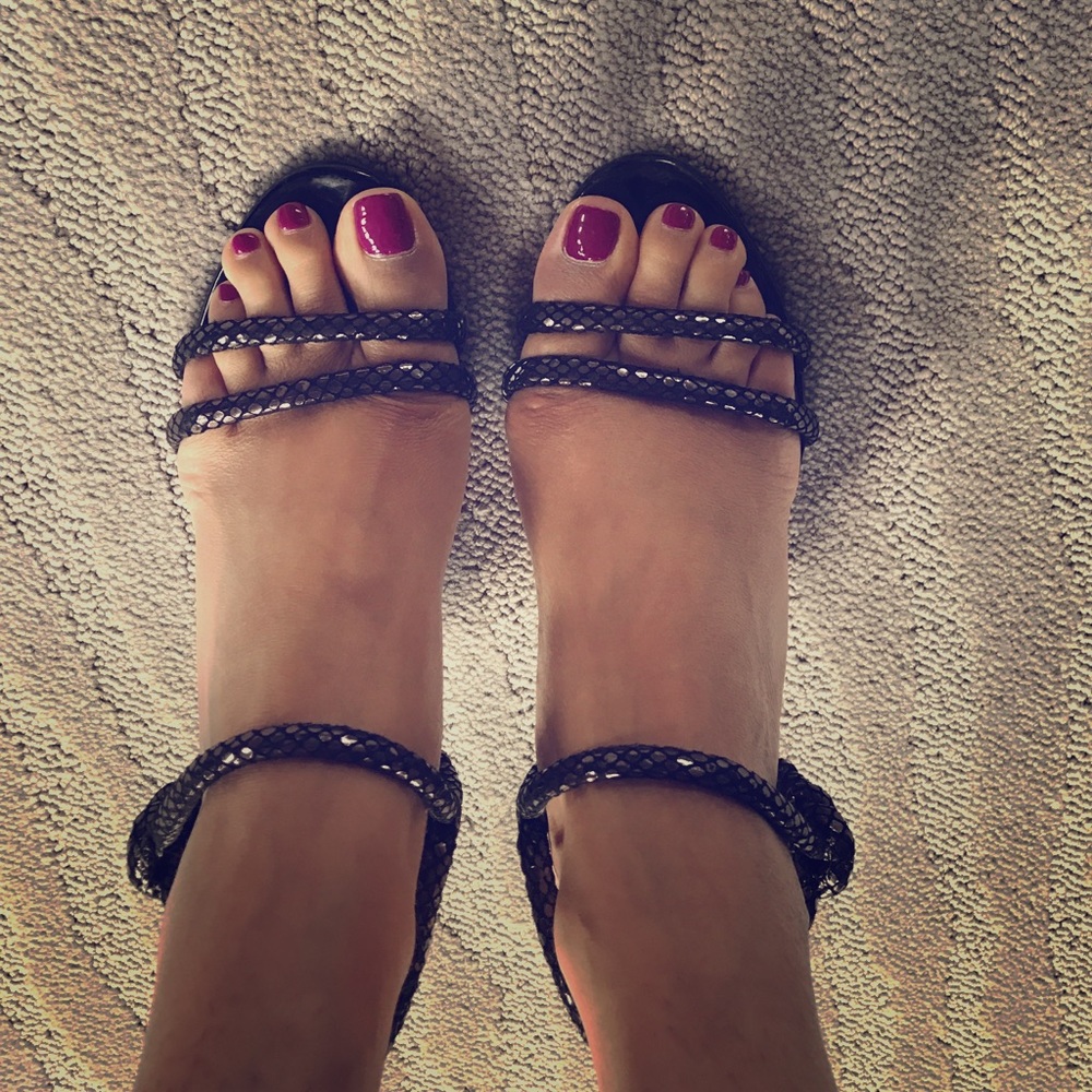 Calvin Klein black heels