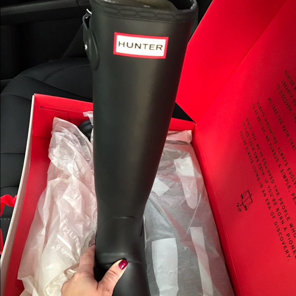Hunter rain boots