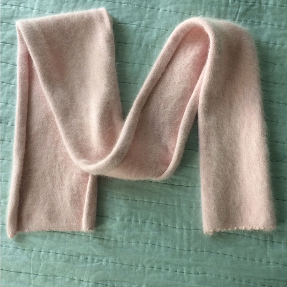 Soft and cozy angora blend scarf