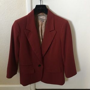 Forever 21 Burgundy Blazer