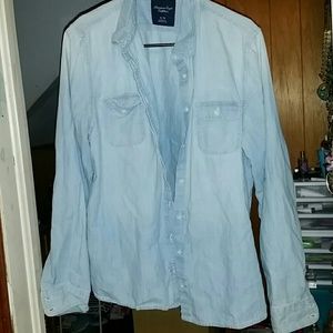 AE Long-sleeve denim shirt