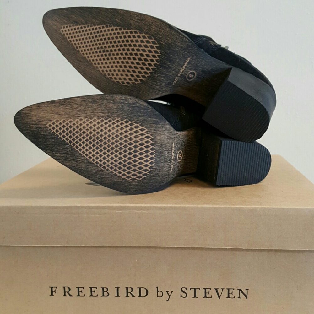 🚫SOLD🚫 Freebird by Steven Rock Ankle Boots Sz 6 - Picture 5 of 8