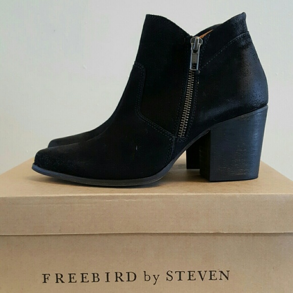 🚫SOLD🚫 Freebird by Steven Rock Ankle Boots Sz 6 - Picture 2 of 8