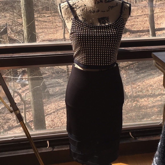 H&M Bodycon Skirt with mesh insert - Picture 2 of 2