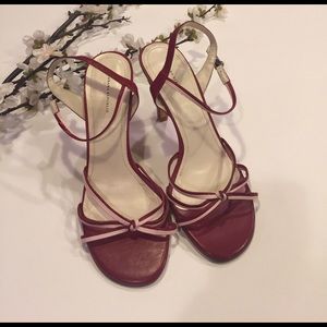 Banana Republic leather strappy sandals