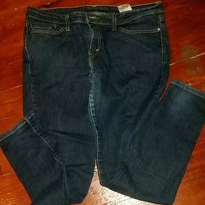 Dark wash Levi jeggings