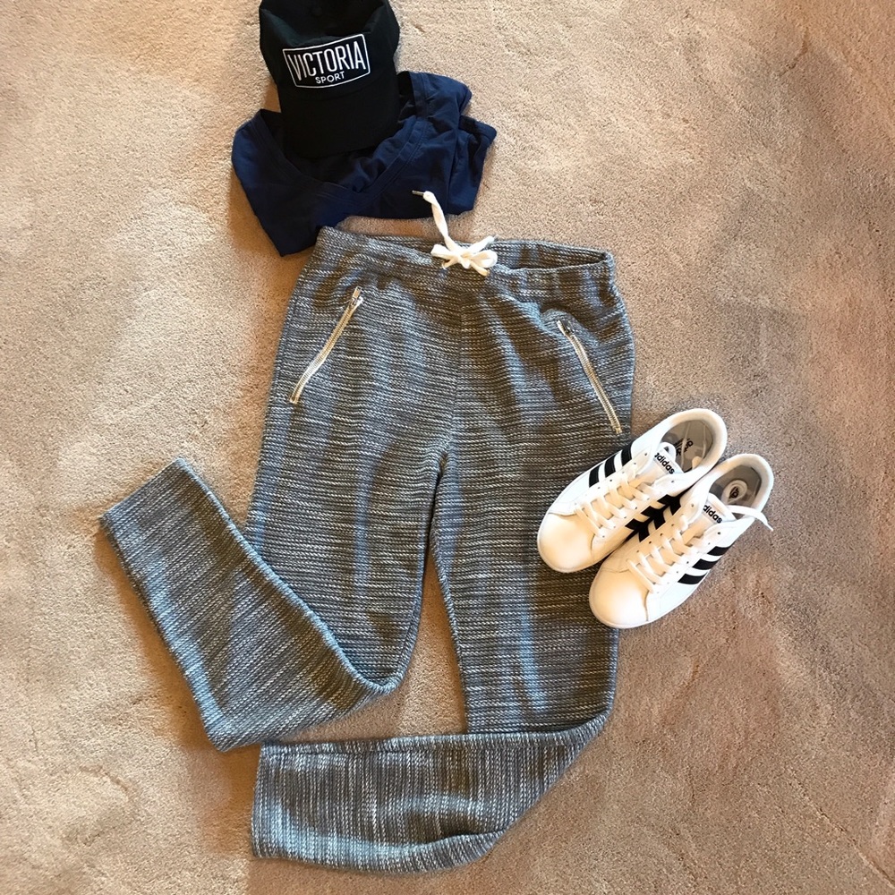 High Waisted Tie Joggers
