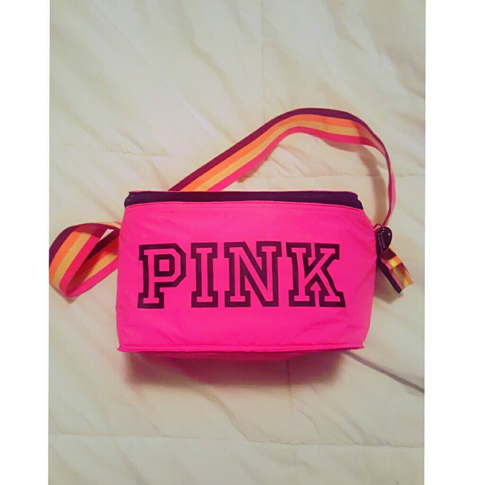 NWT PINK Cooler + Minidog Keychain 😎🌴