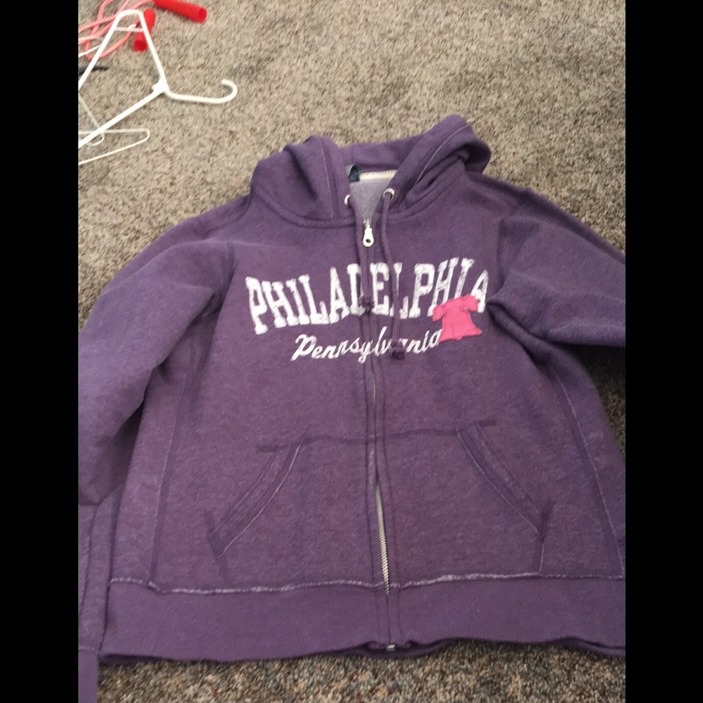 Warm zip up hoodie