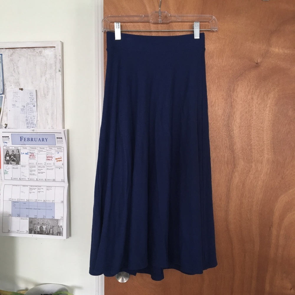Blue Asos Midi Skirt