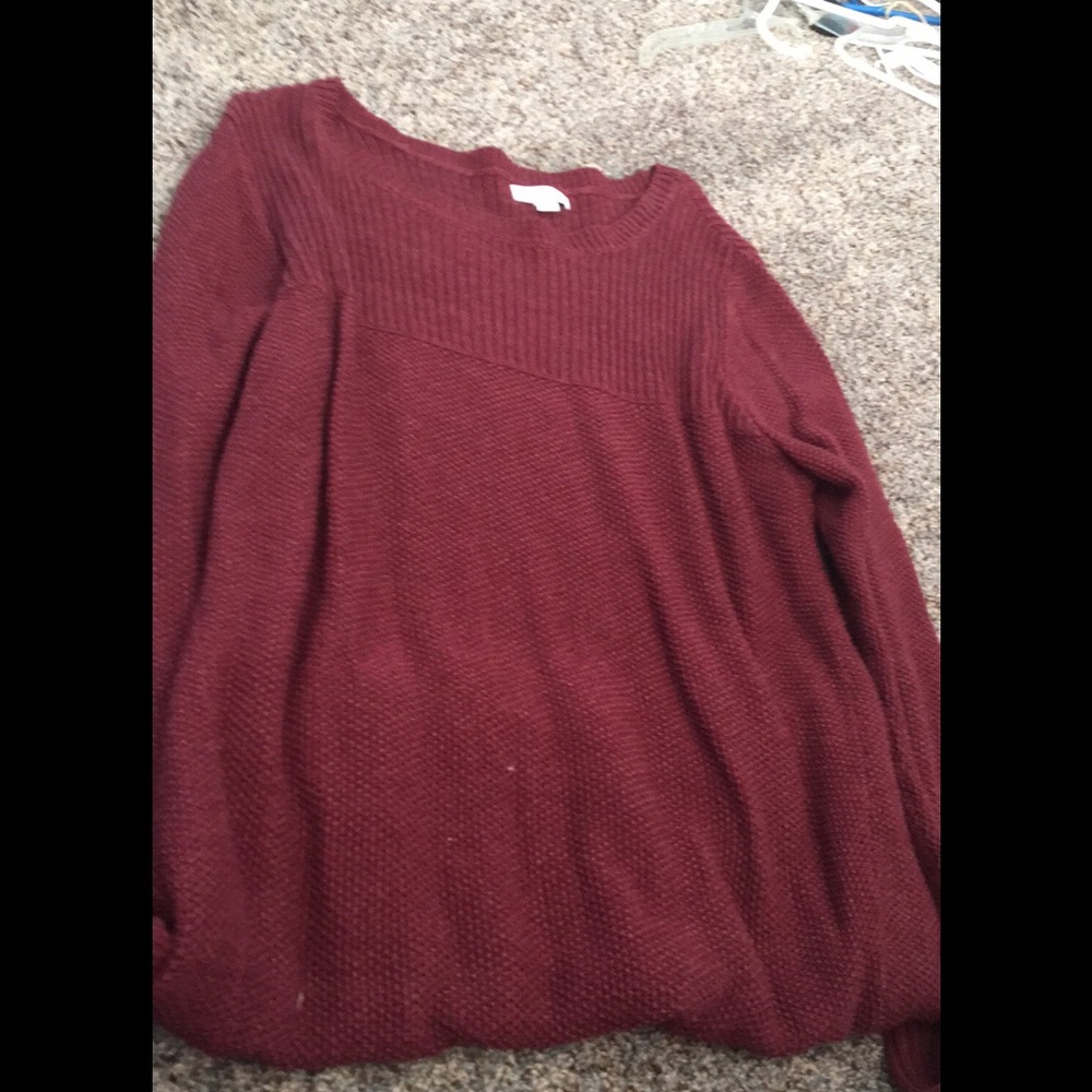 Maternity sweater tunic