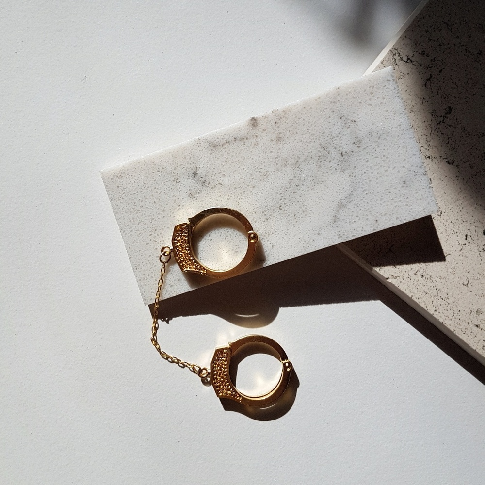 Two finger chain ring