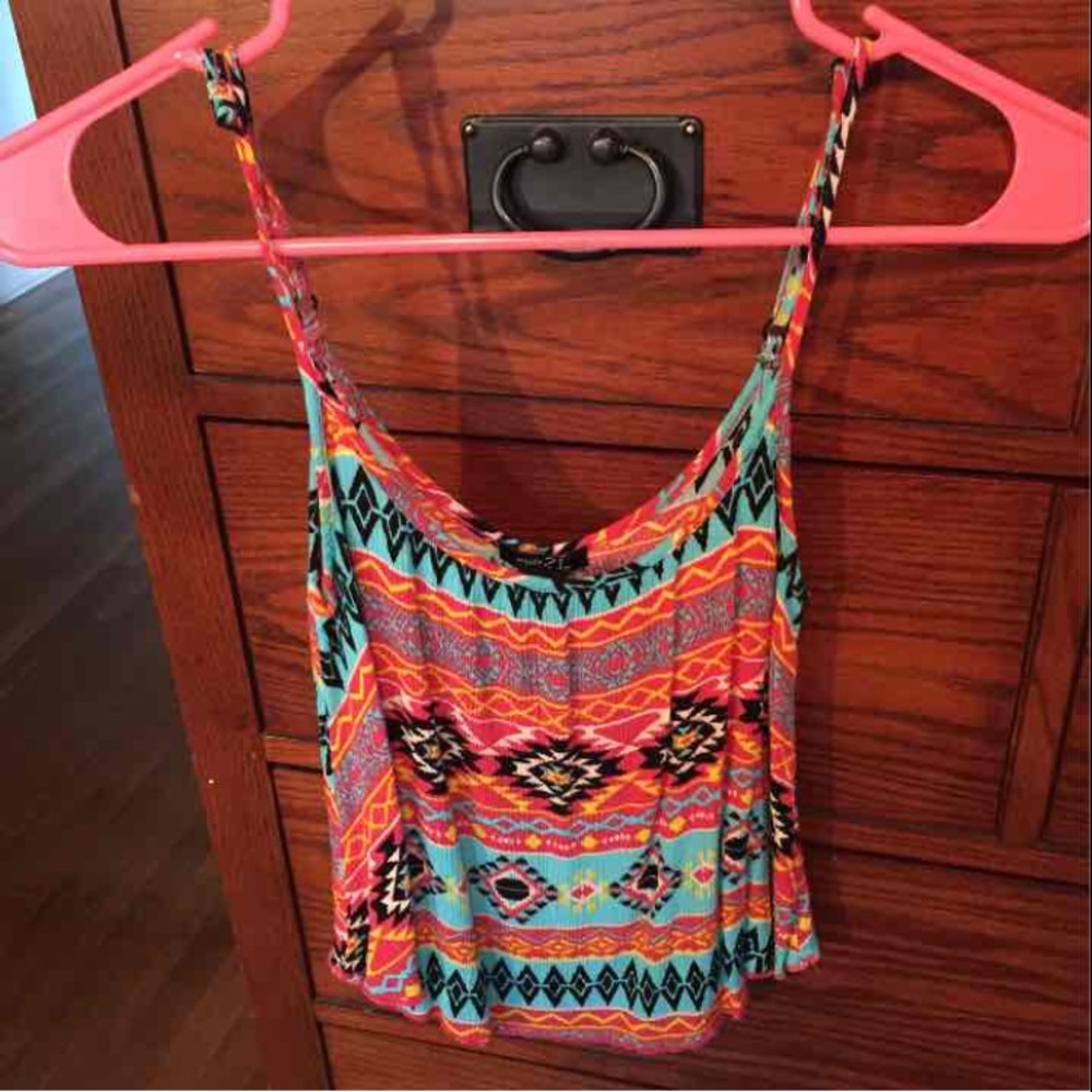 Tribal crop top