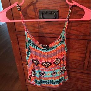 Tribal crop top