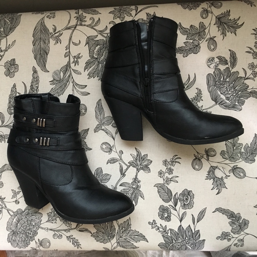 Black booties