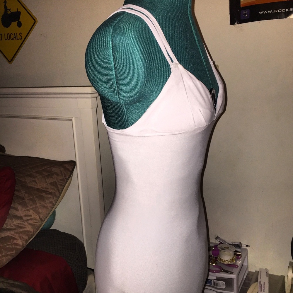 🌷Handmade🌷White Cross Back Halter Dress