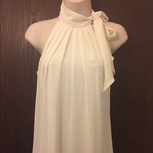 Express ivory halter top