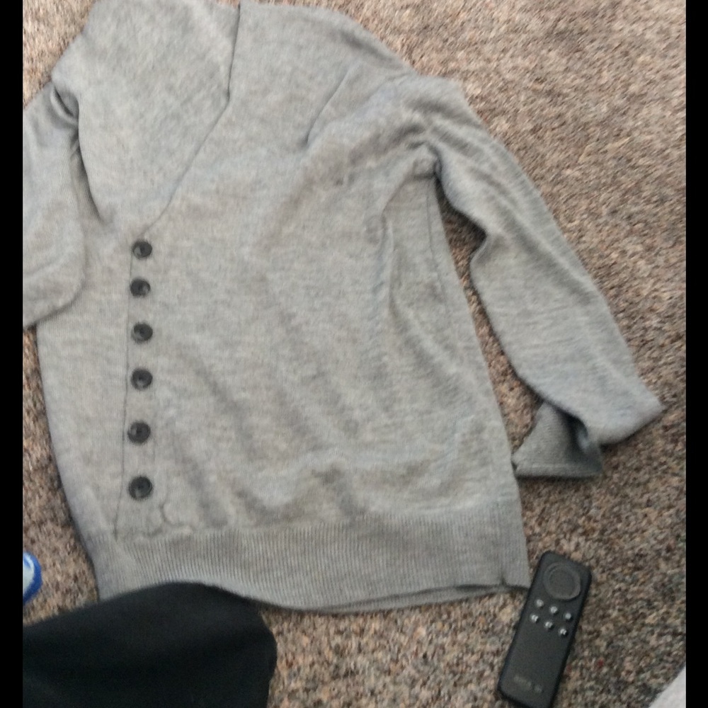 A symmetrical sweater