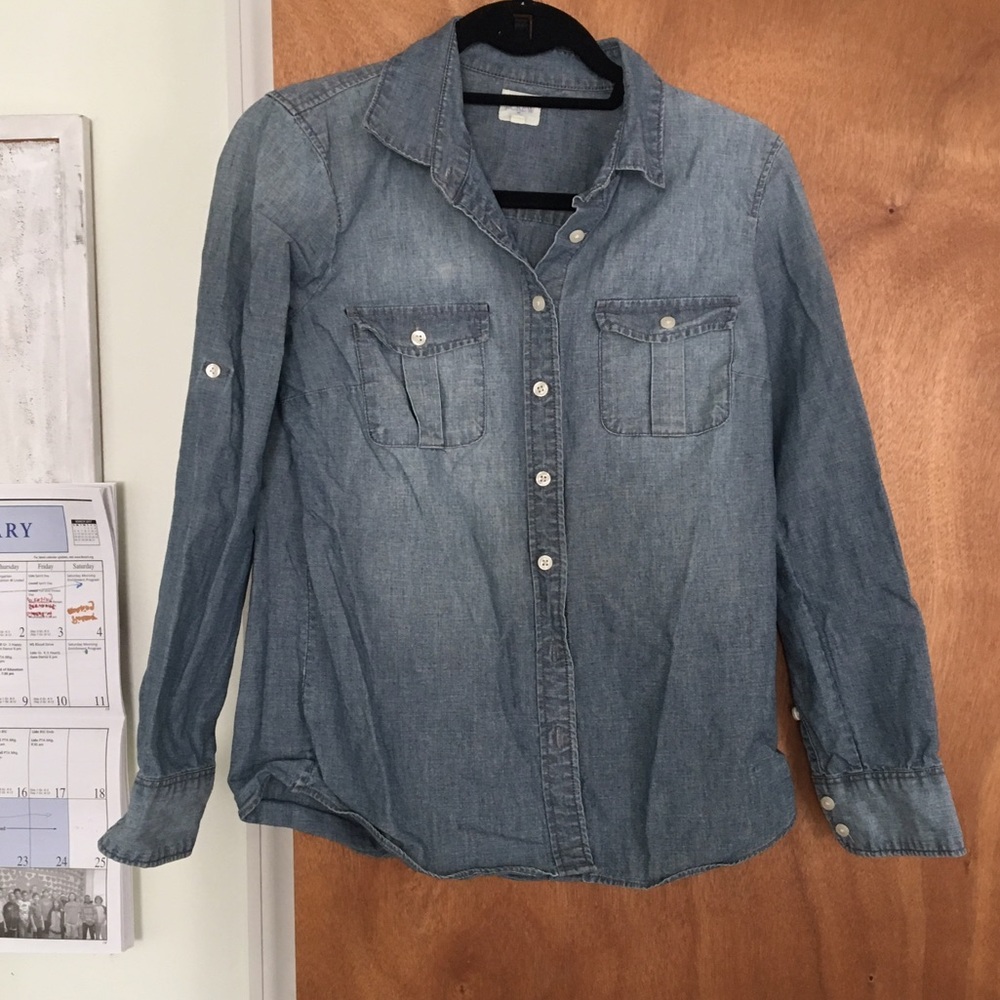 J. Crew Factory Chambray Shirt
