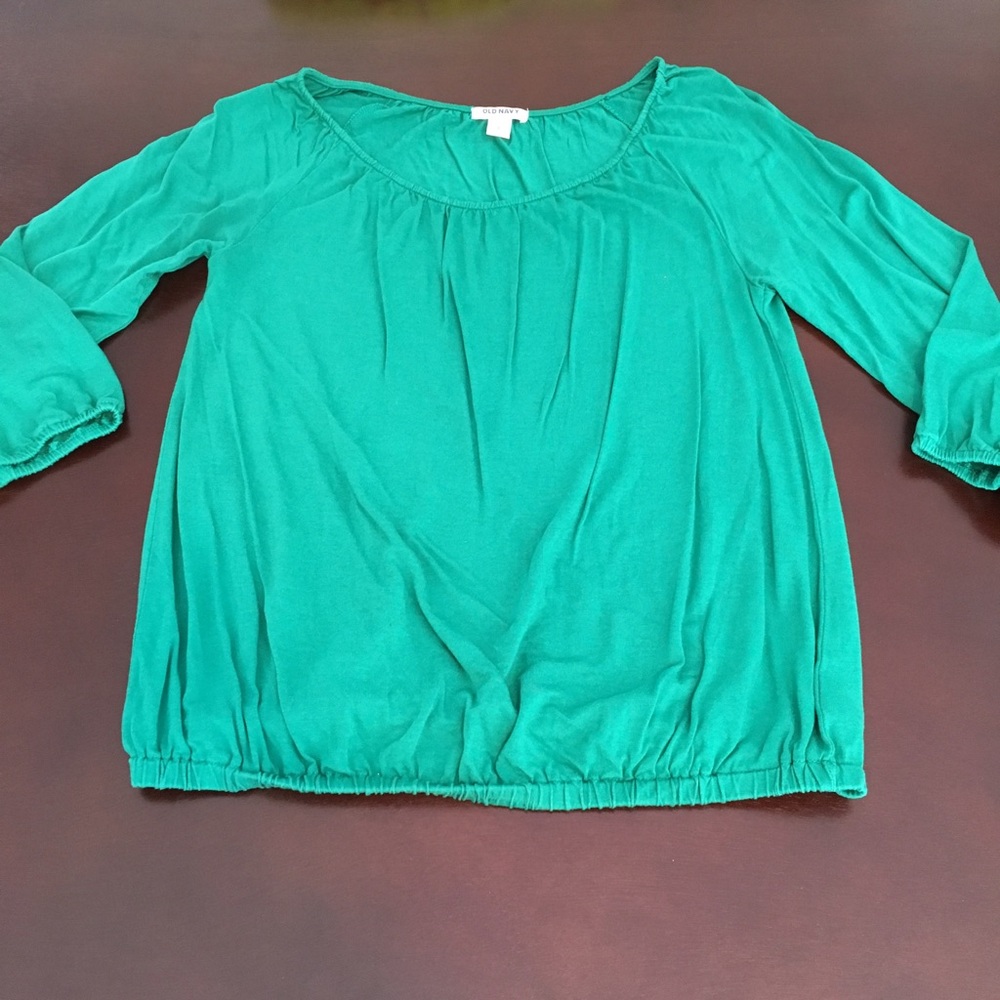 Old Navy Jewel green top- size Small