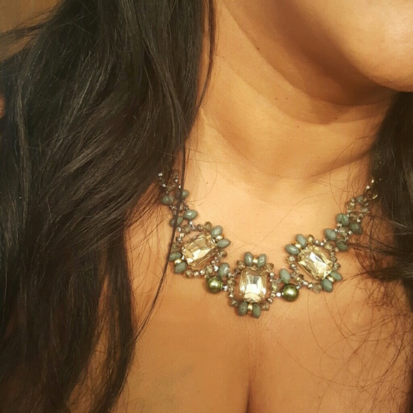 Green gemstone necklace - Picture 4 of 4