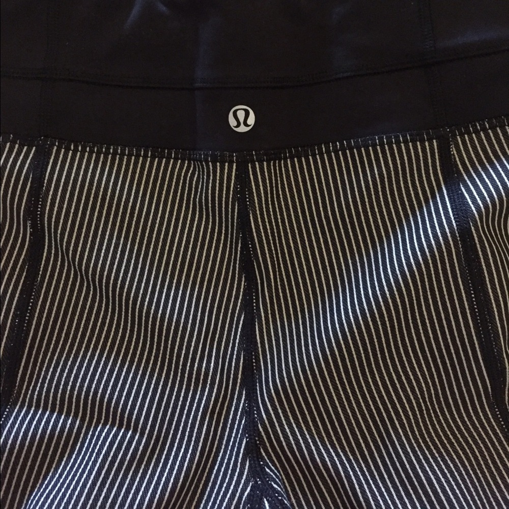 Lululemon straight leg, striped pants!