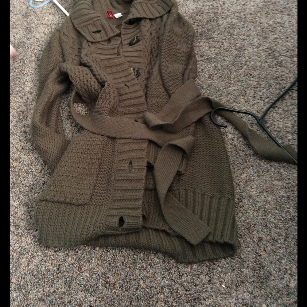 Button down cardigan sweater