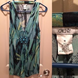Turquoise cache top
