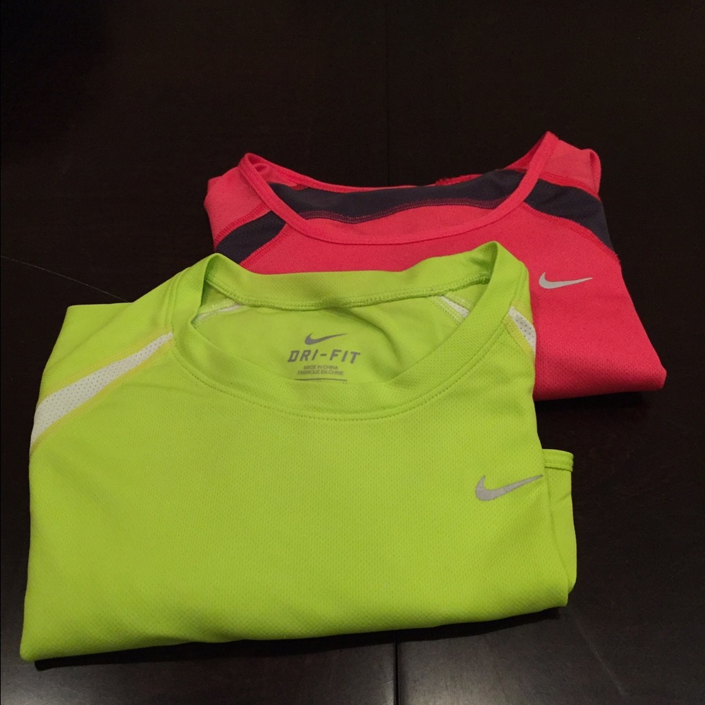Bundle: 2 Nike dri fit shirts
