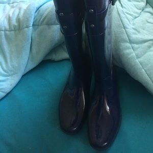 Navy blue Ralph Lauren rain boots