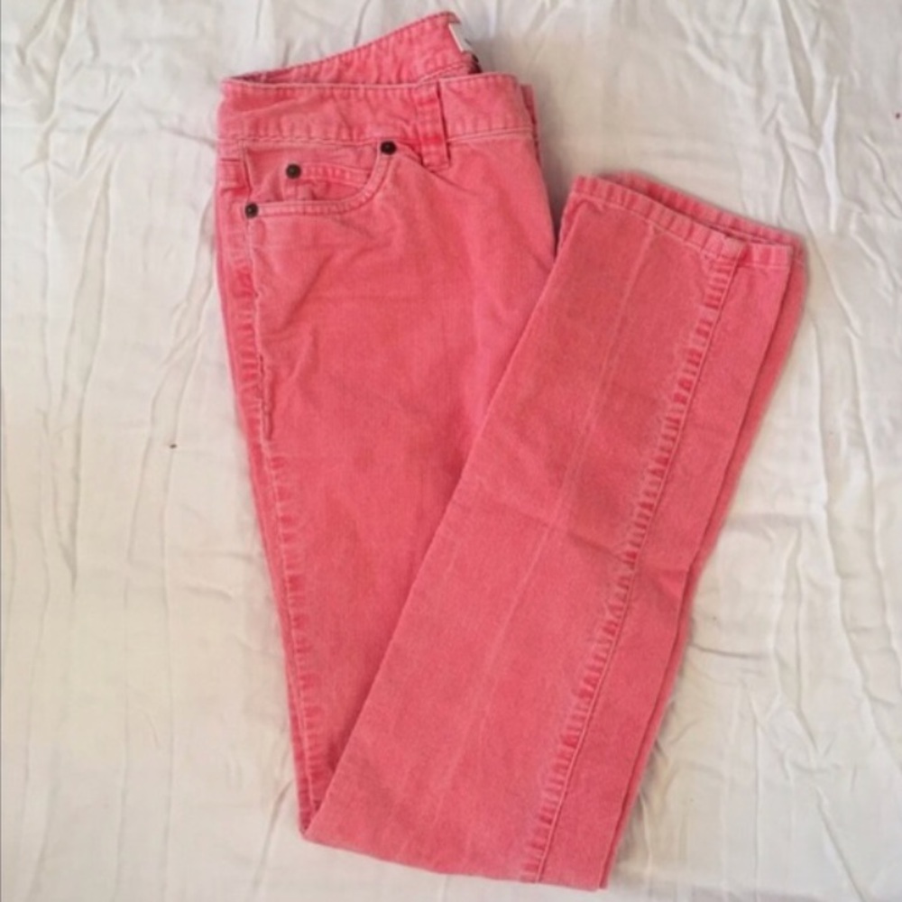 Coral Vineyard Vines corduroys