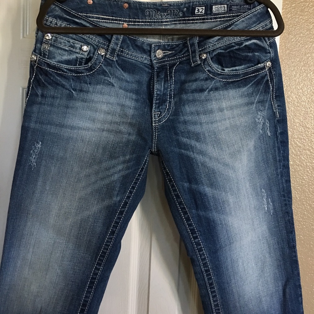 MissMe cuffed Capri