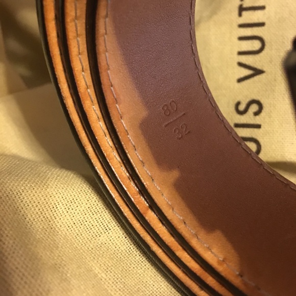 Louis Vuitton Belt Size 32