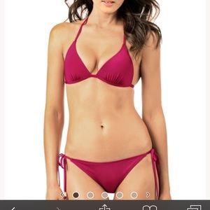 Voda swim size medium bikini fuschia