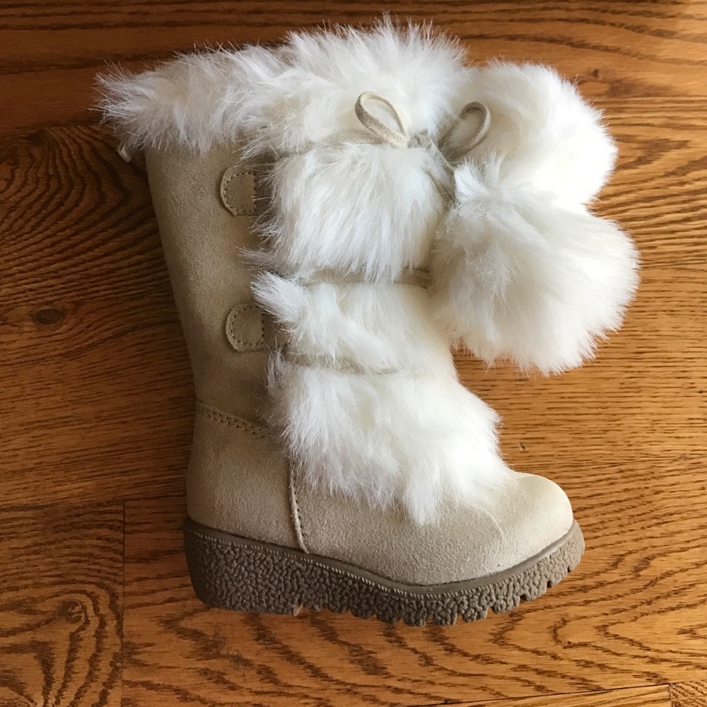 Faux Fur Toddler Boots
