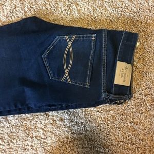 Abercrombie and Fitch boot cut dark wash jeans