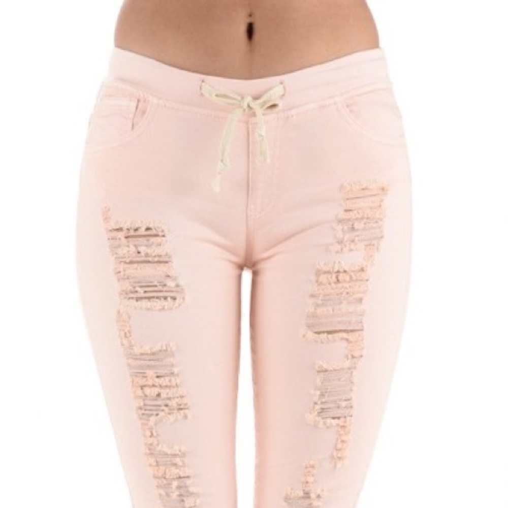 🆕 Destroyed Twill Joggers - Picture 3 of 5