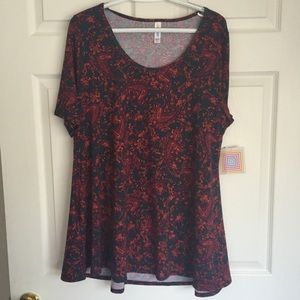 NWT Lularoe Perfect T Paisley