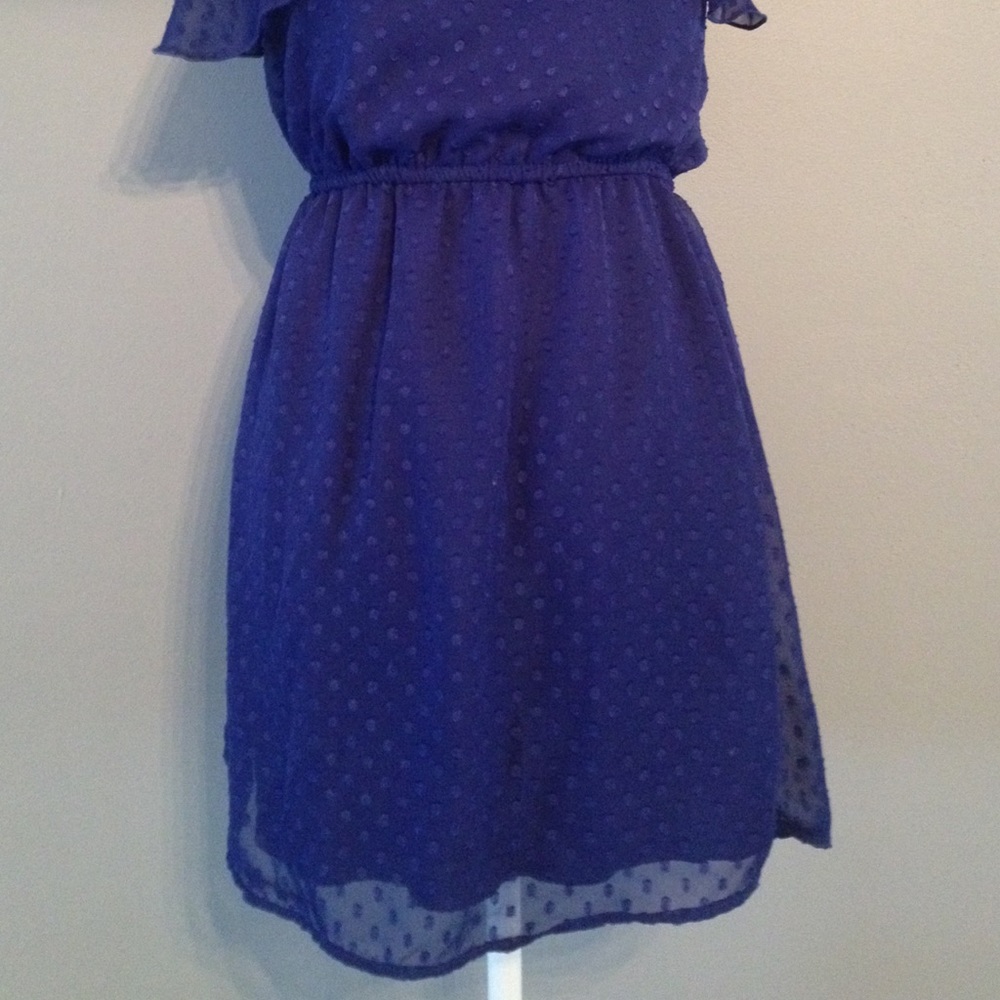 Xhilaration Royal Blue Asymmetrical Dress - Picture 4 of 4
