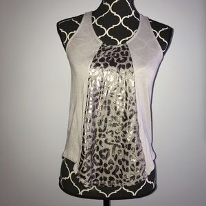 Cheetah tank top