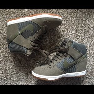 Army Green Nike Sky High Dunks