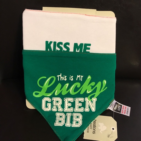 Heatons Baby Collection Other - St. Patrick's Day Bibs