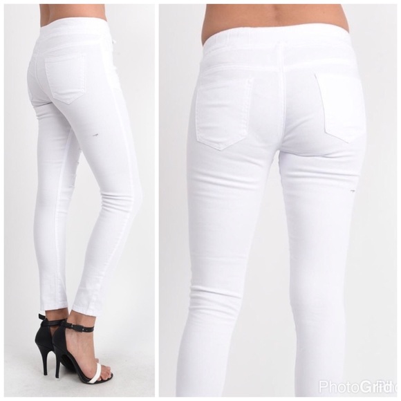 Last Pair! Destroyed Twill Jogger - Picture 2 of 6