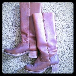Frye red boots