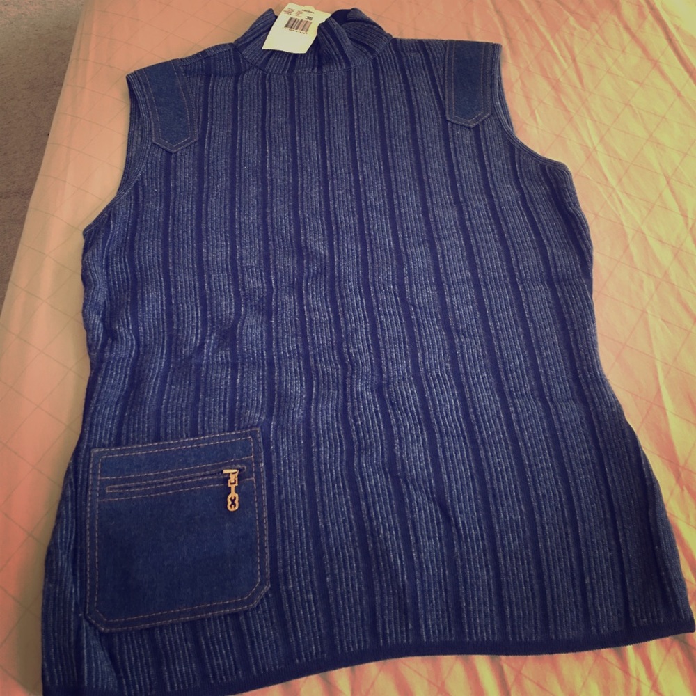 Escada 'authentic' sleeveless sweater