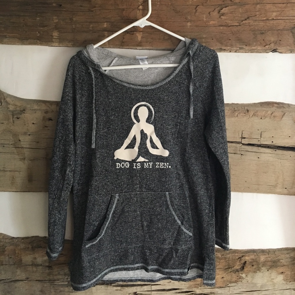 Dog is my zen yoga hoodie