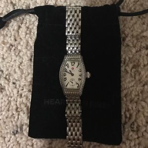 Authentic Coquette Michele Watch with diamonds