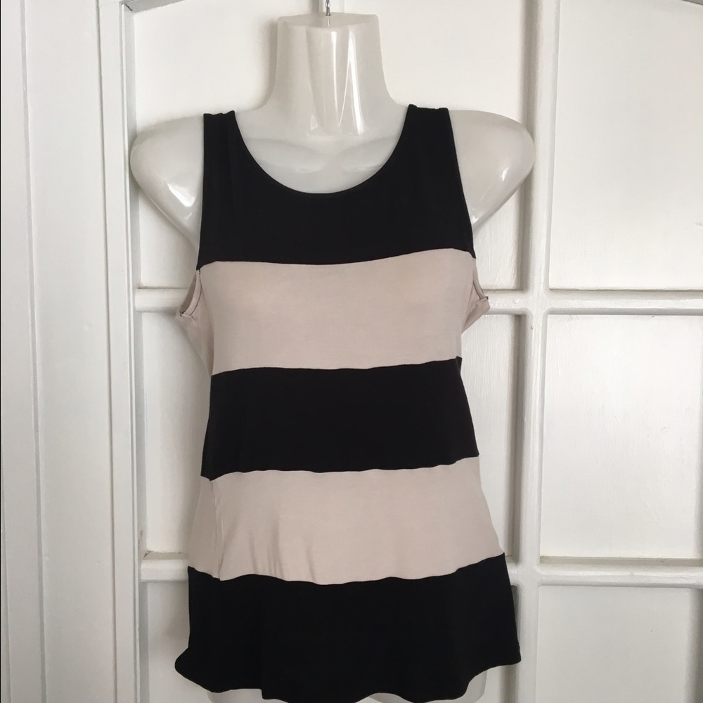 NWT PHILOSOPHY Boatneck Stripe Tank