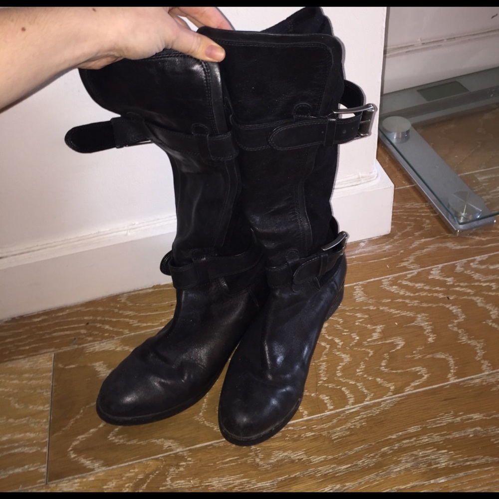 Cole Haan Leather/Suade Boots