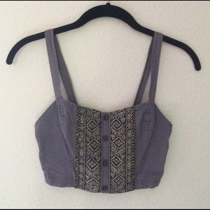 urban outfitters cropped tank